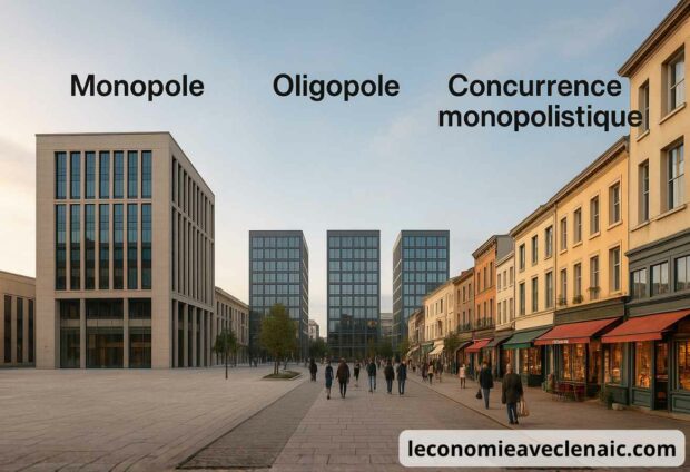 La concurrence imparfaite : monopole, oligopole et concurrence monopolistique