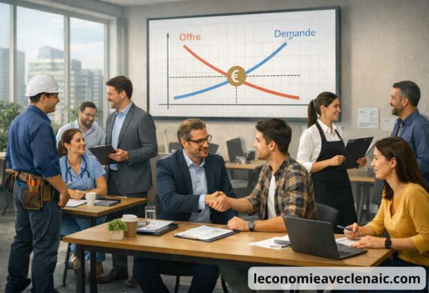 Comment se fixent les salaires sur le marché du travail ?